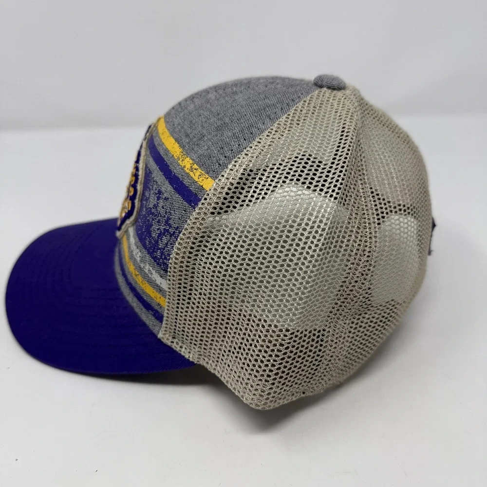 Vintage Los Angeles Kings Hat Cap Snapback CCM NHL Hockey Purple